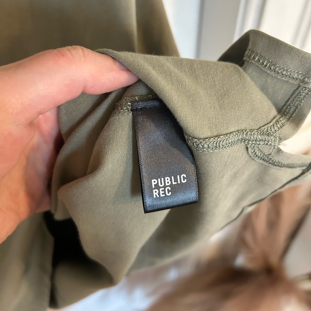 Public Rec Sleeveless Olive Mini Dress - Picture 4 of 9